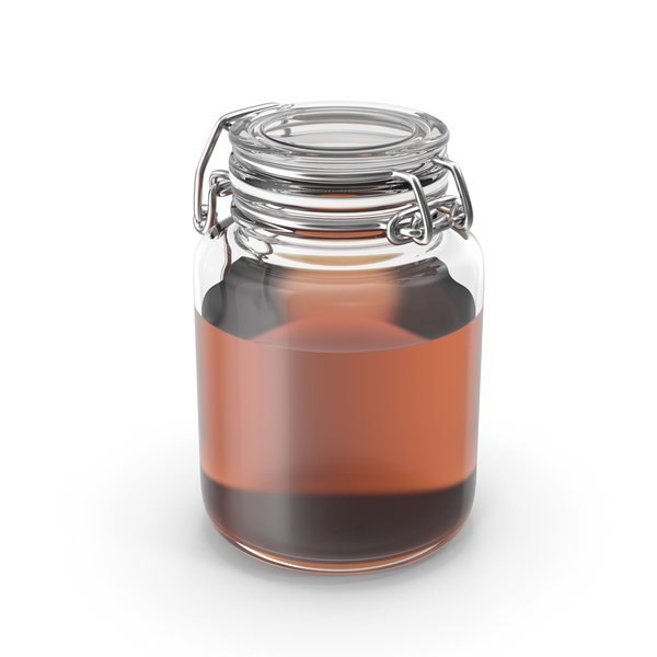 Glass Jar with Honey PNG & PSD Images