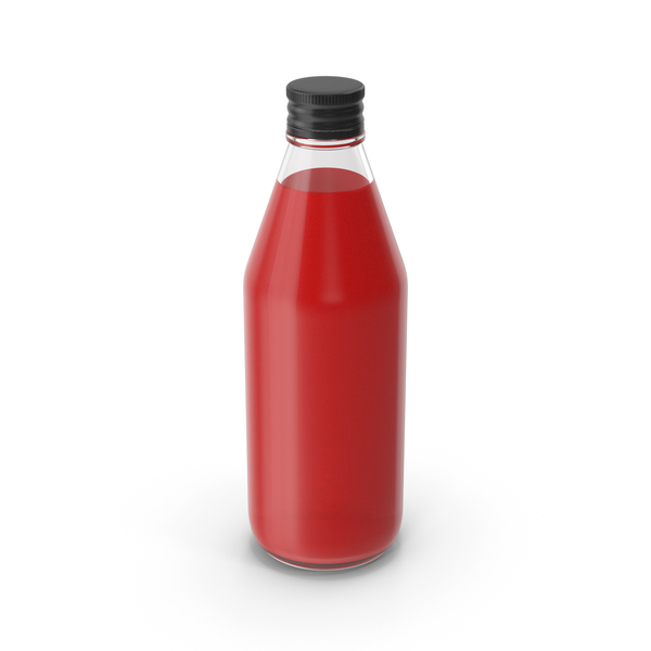 No Label: Glass Juice Bottle PNG & PSD Images