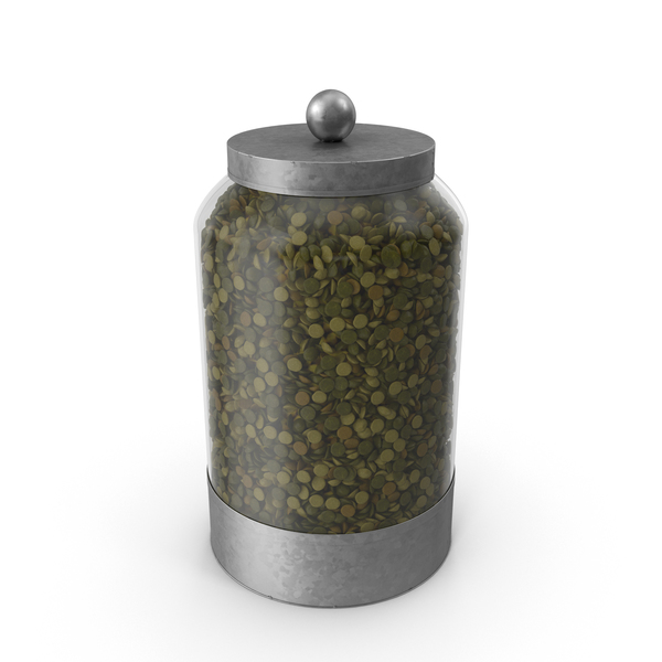Food Container: Glass Lentil Canister PNG & PSD Images Food Container: Glass Lentil Canister PNG & PSD Images