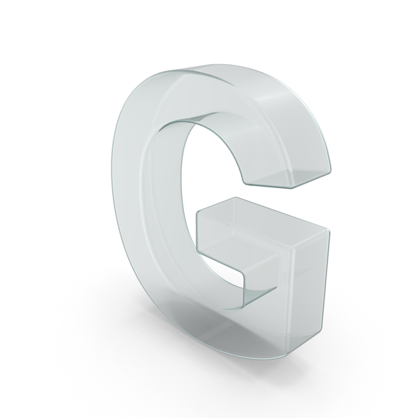 Language: Glass Letter G PNG & PSD Images