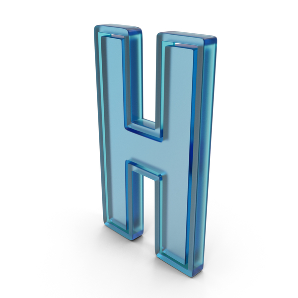 Glass Letter H PNG Images & PSDs for Download | PixelSquid - S122340085