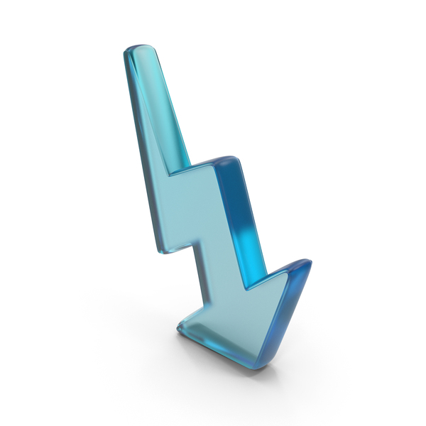 Symbols: Glass Lightning Arrow Symbol PNG & PSD Images Symbols: Glass Lightning Arrow Symbol PNG & PSD Images