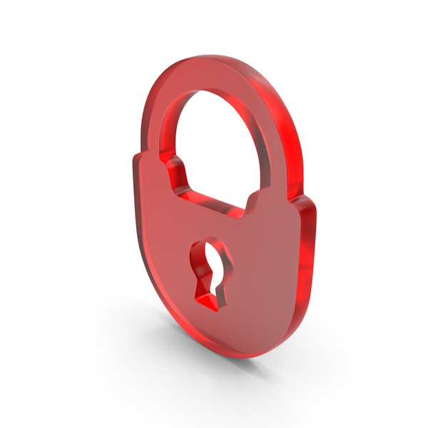 Symbols: Glass Lock Icon PNG & PSD Images