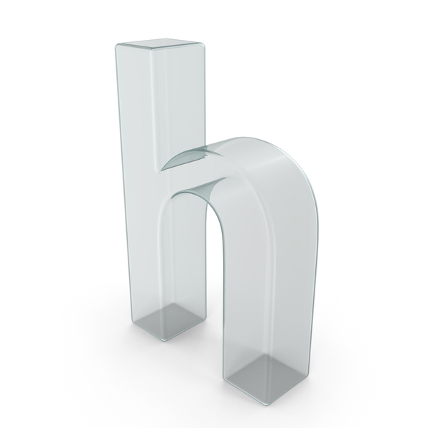 Language: Glass Lowercase Letter H PNG & PSD Images