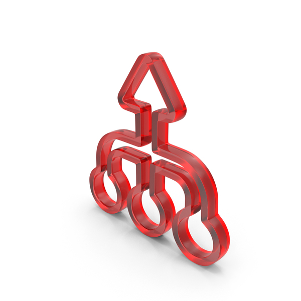 Symbols: Glass Merge Arrows Outline Icon PNG & PSD Images