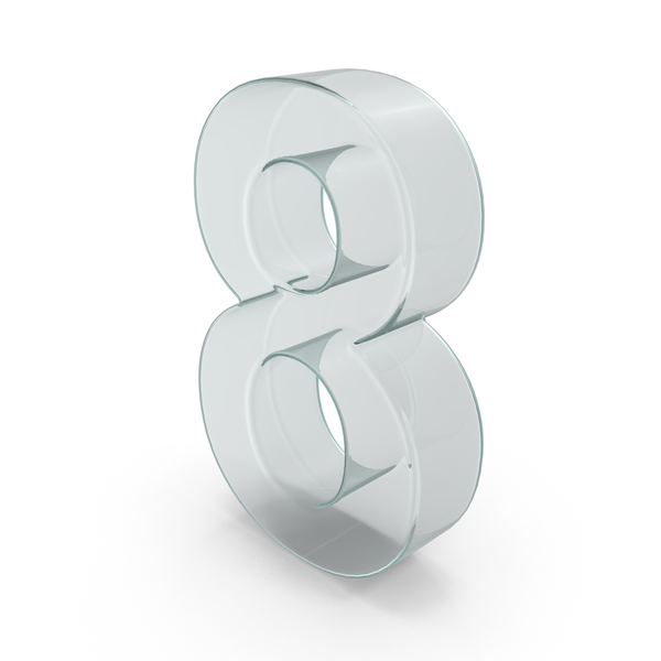 Glass Number 8 PNG & PSD Images Glass Number 8 PNG & PSD Images