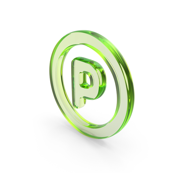 Symbols: Glass Parking Sign PNG & PSD Images