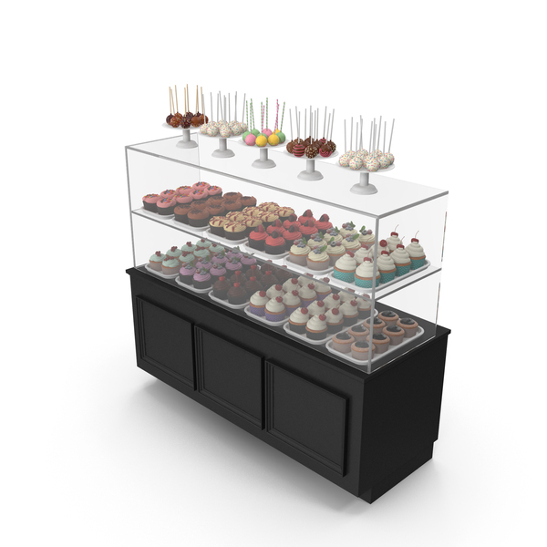 Glass Showcase In A Pastry Shop PNG & PSD Images Glass Showcase In A Pastry Shop PNG & PSD Images