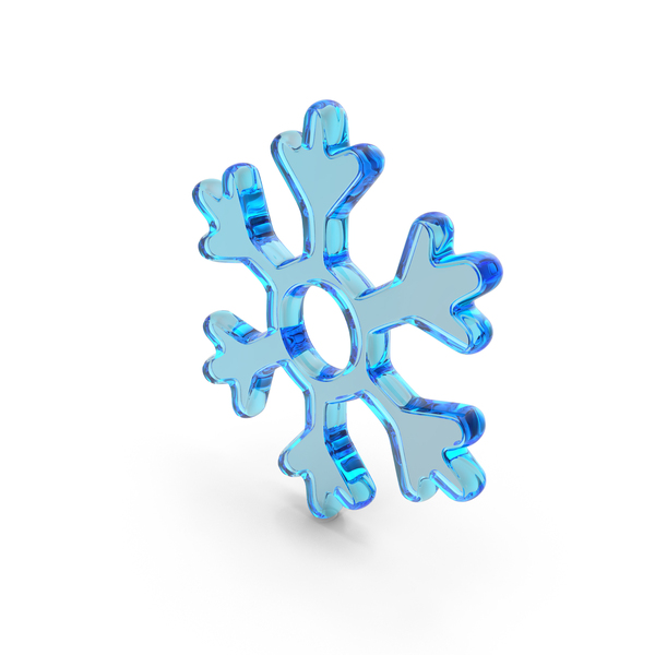 Symbols: Glass Snowflake Symbol PNG & PSD Images