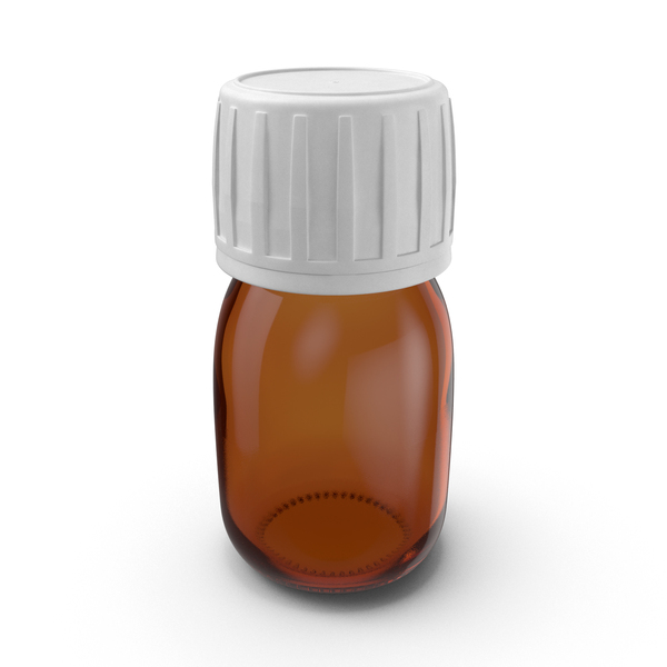 Medicine: Glass Syrup Bottle 30ml PNG & PSD Images