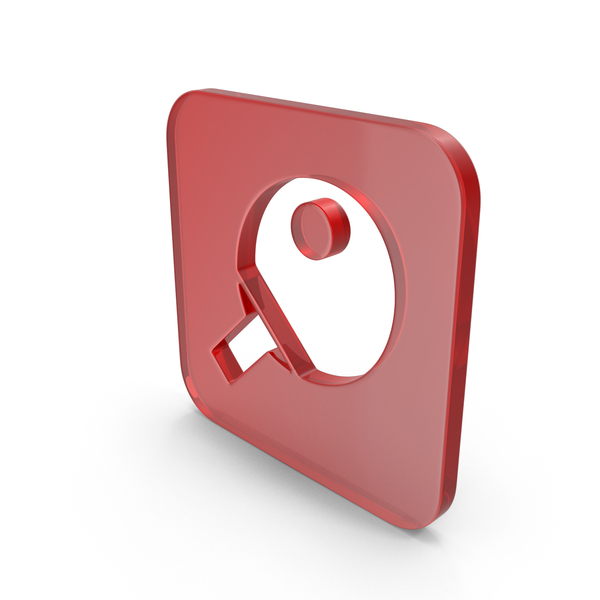 Glass Table Tennis Racket Icon PNG & PSD Images