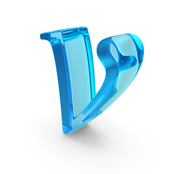 Language: Glass Times Roman Italic Small Alphabet V PNG & PSD Images