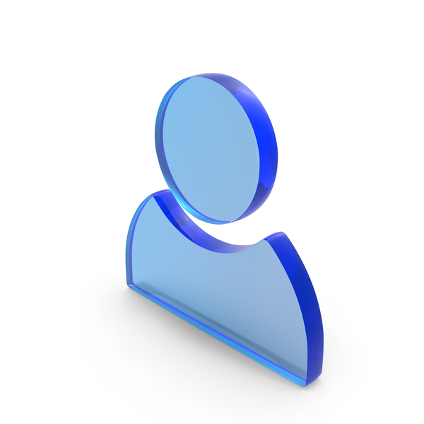 Symbols: Glass User Icon PNG & PSD Images