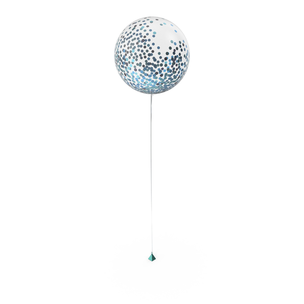 Balloons: Glitter Confetti Balloon PNG & PSD Images