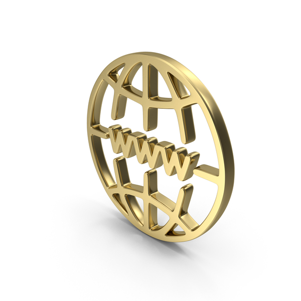 Computer Icon: Globe With WWW Letters Shape Gold PNG & PSD Images Computer Icon: Globe With WWW Letters Shape Gold PNG & PSD Images