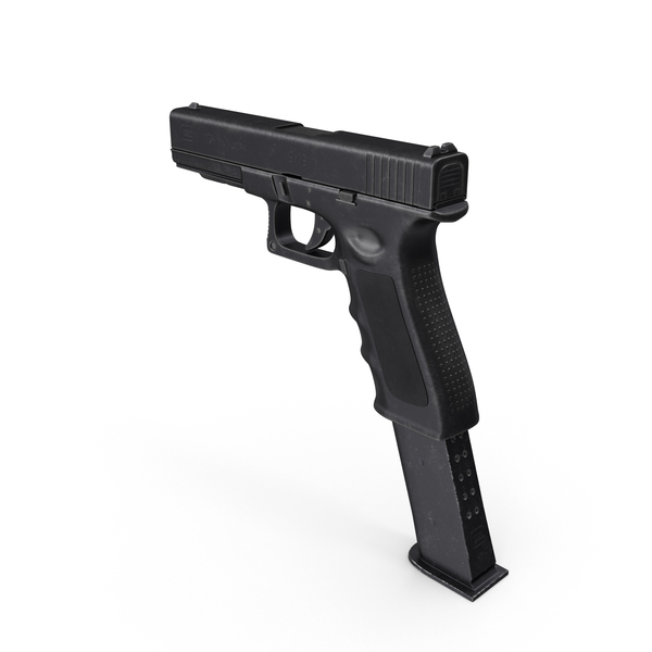 Glock 17 9MM PNG & PSD Images.