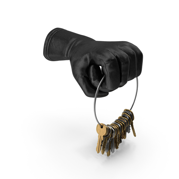 Leather Gloves: Glove Holding a Big Key Chain Ring PNG & PSD Images Leather Gloves: Glove Holding a Big Key Chain Ring PNG & PSD Images