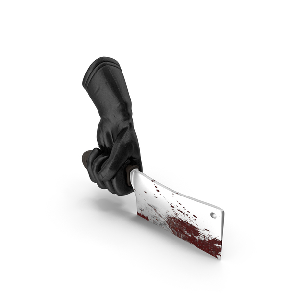 Glove Holding a Bloody Cleaver PNG & PSD Images Glove Holding a Bloody Cleaver PNG & PSD Images