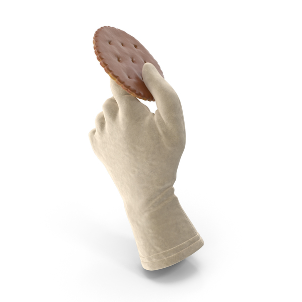 Gloves: Glove Holding a Chocolate Covered Circular Cracker PNG & PSD Images Gloves: Glove Holding a Chocolate Covered Circular Cracker PNG & PSD Images