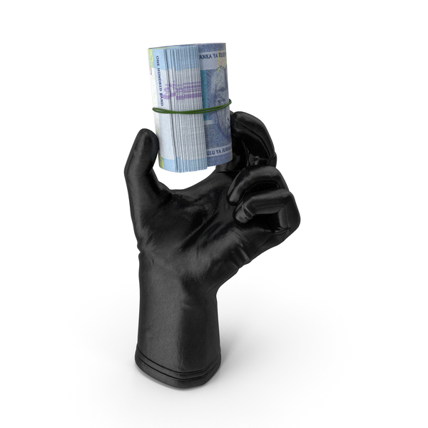 Leather Gloves: Glove Holding a South African Rand Banknote Roll PNG & PSD Images Leather Gloves: Glove Holding a South African Rand Banknote Roll PNG & PSD Images