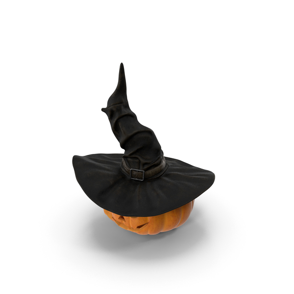 Glowing Jack O Lantern In Witch Hat PNG & PSD Images Glowing Jack O Lantern In Witch Hat PNG & PSD Images
