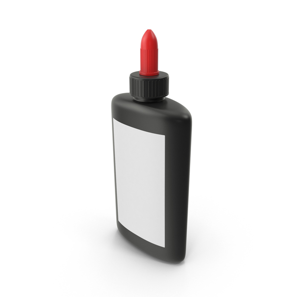 Glue Bottle Black PNG & PSD Images Glue Bottle Black PNG & PSD Images