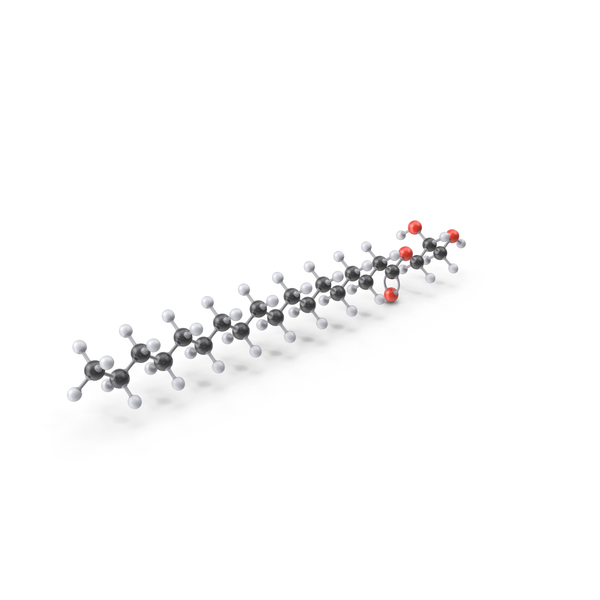 Glycero Monostearate Molecule PNG & PSD Images Glycero Monostearate Molecule PNG & PSD Images