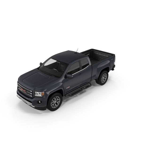 Taxi: GMC Canyon 2016 All-Terrain Extended Cab PNG & PSD Images