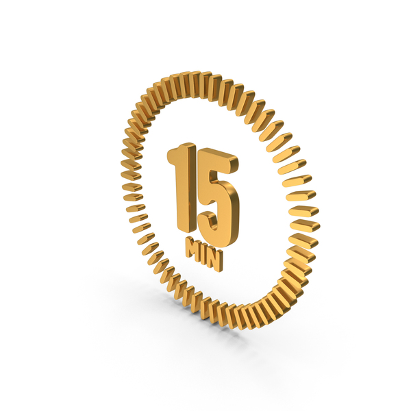 Symbols: Gold 15 Minutes Watch Icon PNG & PSD Images Symbols: Gold 15 Minutes Watch Icon PNG & PSD Images