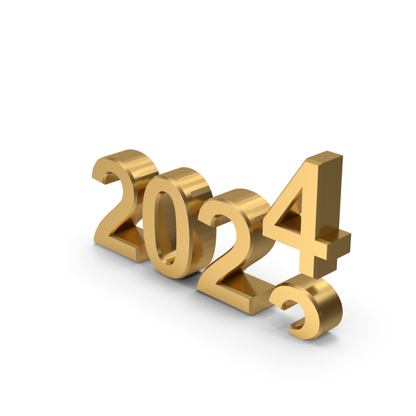 Gold 2023 To 2024 Symbol PNG Images & PSDs for Download PixelSquid