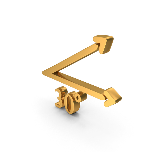 Symbols: Gold 30 Degrees Angle Icon PNG & PSD Images Symbols: Gold 30 Degrees Angle Icon PNG & PSD Images