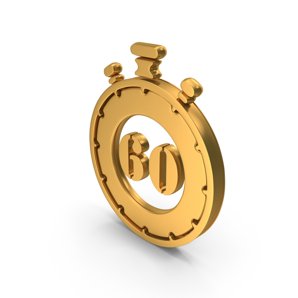 Symbols: Gold 60 Seconds Timer Stop Watch Symbol PNG & PSD Images Symbols: Gold 60 Seconds Timer Stop Watch Symbol PNG & PSD Images