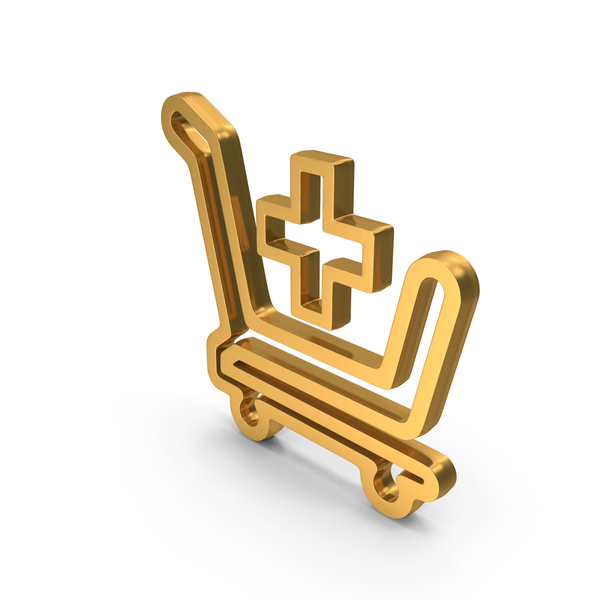 Symbols: Gold Add To Basket Symbol PNG & PSD Images