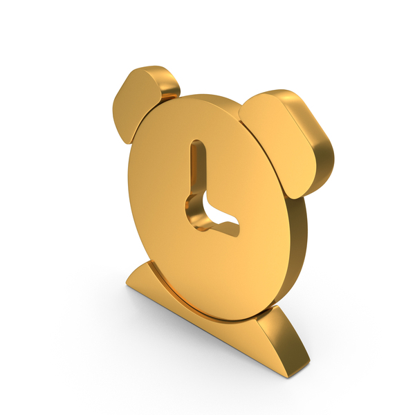 Symbols: Gold Alarm Clock Symbol PNG & PSD Images Symbols: Gold Alarm Clock Symbol PNG & PSD Images