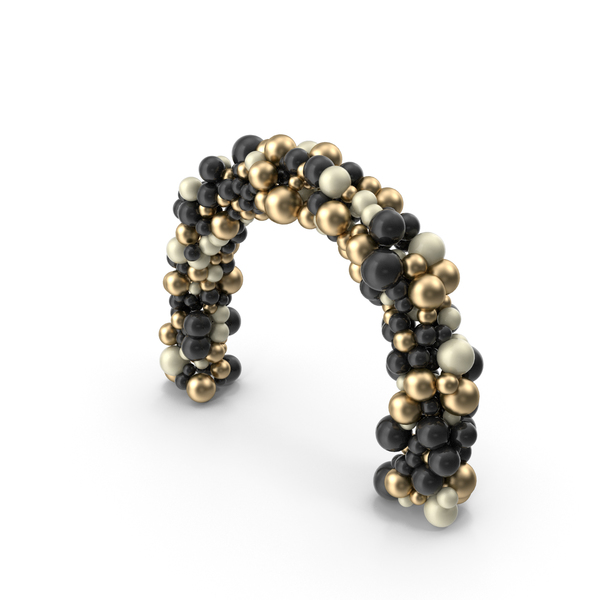 Balloons: Gold and Black Balloon Arch PNG & PSD Images Balloons: Gold and Black Balloon Arch PNG & PSD Images