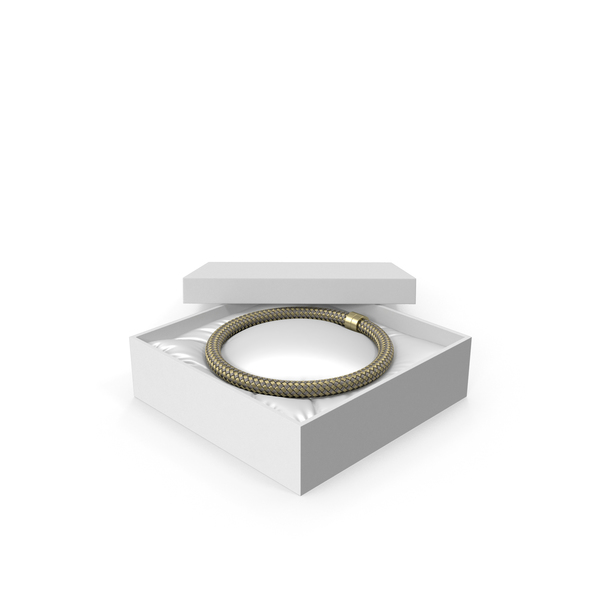 Gold and Silver Necklace in a White Gift Box PNG & PSD Images Gold and Silver Necklace in a White Gift Box PNG & PSD Images