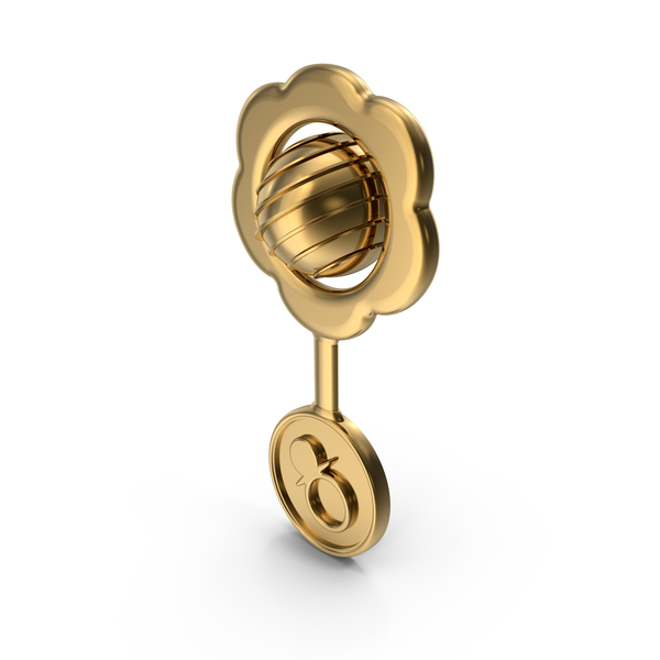 Toys: Gold Baby Toy PNG & PSD Images