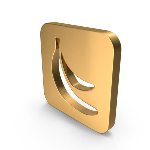Symbols: Gold Banana Icon PNG & PSD Images Symbols: Gold Banana Icon PNG & PSD Images