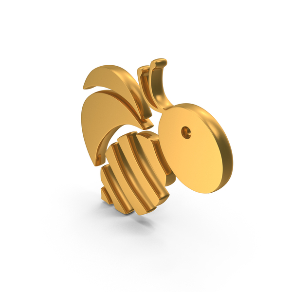 Symbols: Gold Bee Symbol PNG & PSD Images Symbols: Gold Bee Symbol PNG & PSD Images