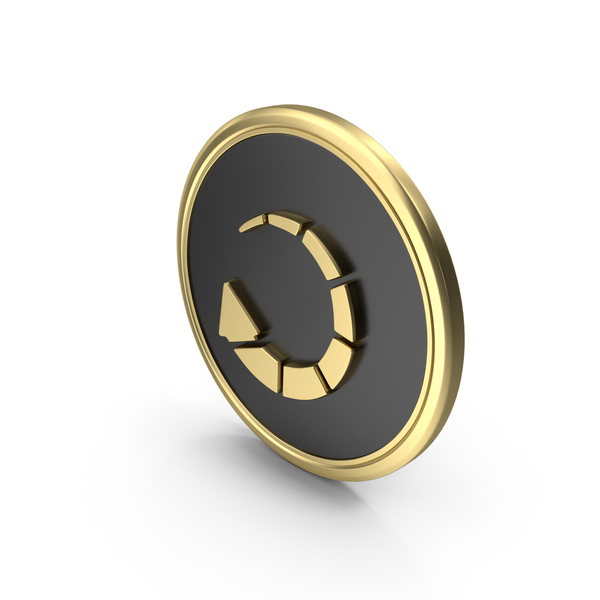 Gold & Black Round Rotating Arrow Symbol PNG Images & PSDs for Download ...
