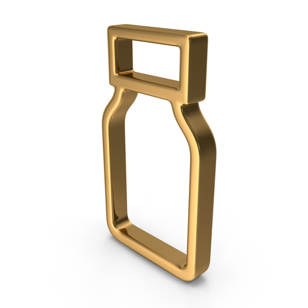 Symbols: Gold Bottle Icon PNG & PSD Images