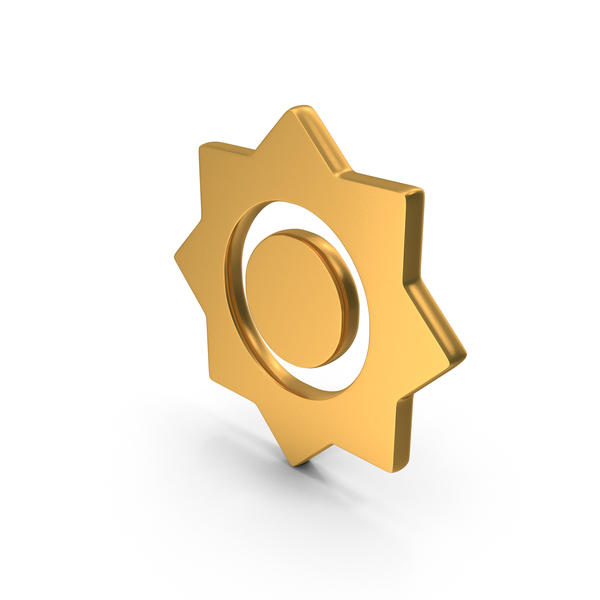 Logo: Gold Brightness Icon PNG & PSD Images