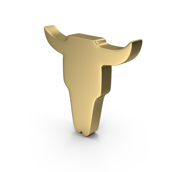 Gold Bull Icon PNG Images & PSDs for Download | PixelSquid - S121341598