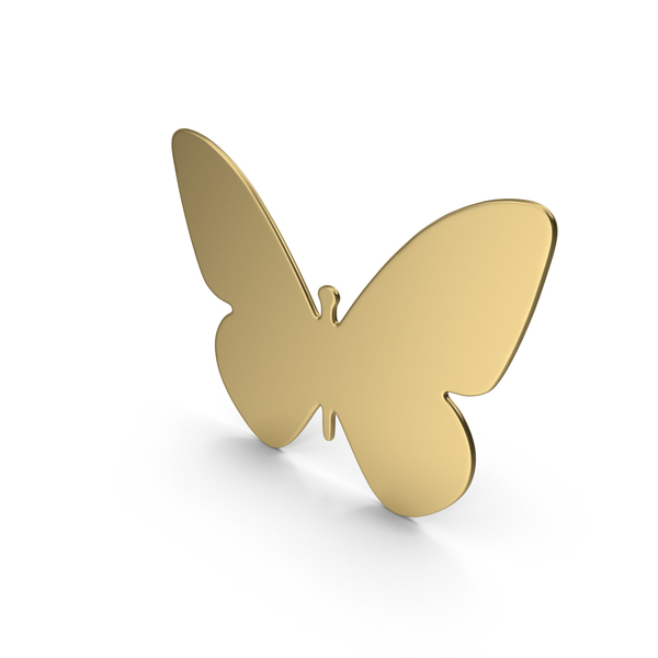Symbols: Gold Butterfly Icon PNG & PSD Images Symbols: Gold Butterfly Icon PNG & PSD Images