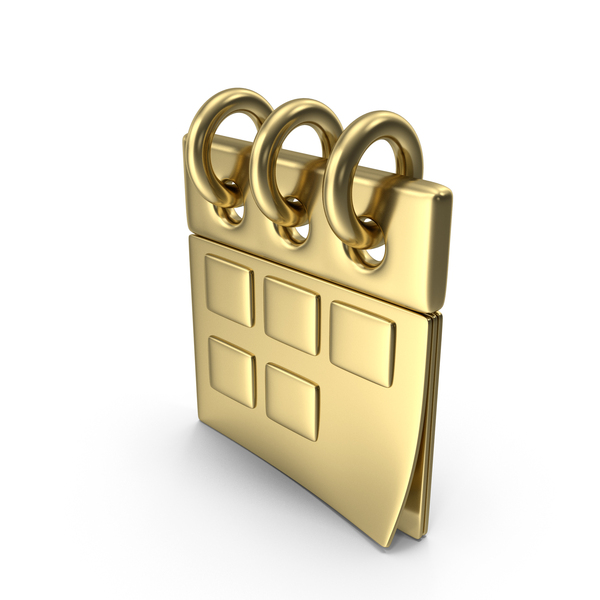 Symbols: Gold Calendar Icon PNG & PSD Images Symbols: Gold Calendar Icon PNG & PSD Images