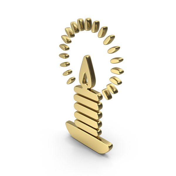 Symbols: Gold Candle Symbol PNG & PSD Images Symbols: Gold Candle Symbol PNG & PSD Images
