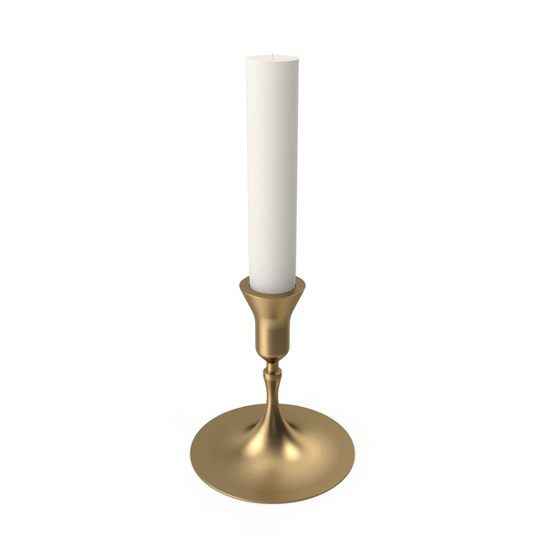 Candelabra Bulb: Gold Candlestick with Candle PNG & PSD Images Candelabra Bulb: Gold Candlestick with Candle PNG & PSD Images