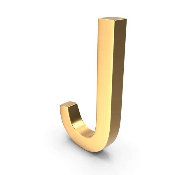 Gold Capital Letter J PNG Images & PSDs for Download | PixelSquid ...