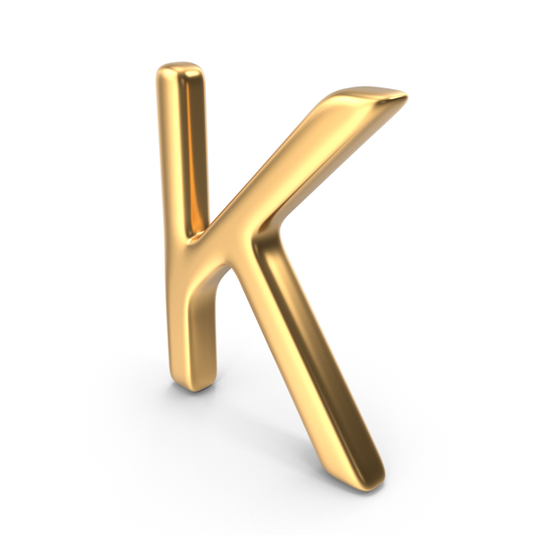 Gold Capital Letter K PNG Images & PSDs for Download | PixelSquid ...