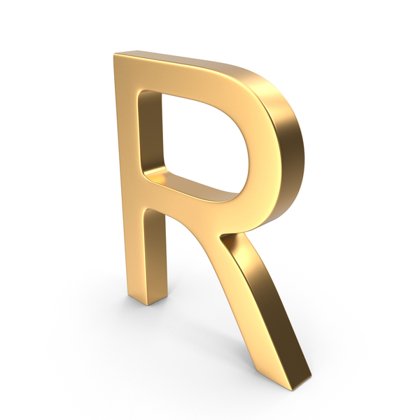 Gold Capital Letter R PNG Images & PSDs for Download | PixelSquid ...
